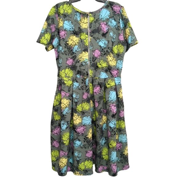 Lularoe Disney Princess Amelia Pastel Dress Cinderella Rapunzel Belle Size 3XL - Picture 2 of 10